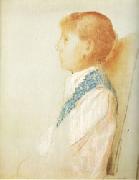 Odilon Redon Madame Odilon Redon in Left Profile oil painting artist